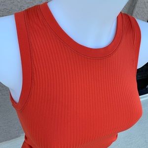 Athleta Womens orange tank top